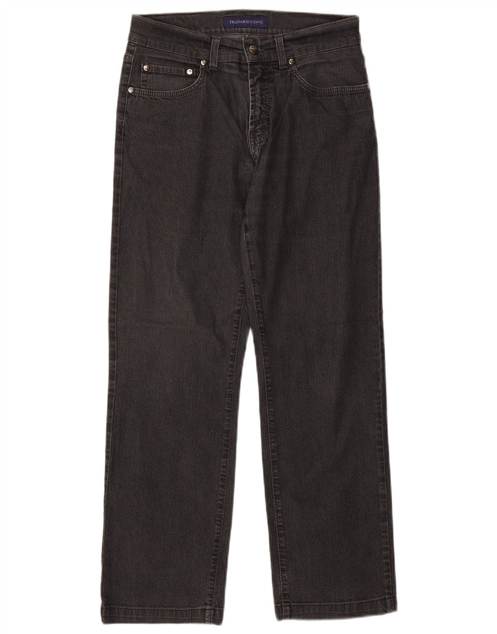TRUSSARDI Womens Straight Jeans W31 L27 Grey