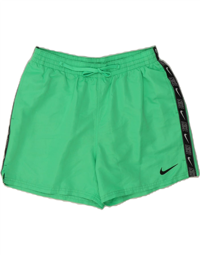 NIKE Mens Graphic Sport Shorts XL  Green Polyester Vintage Nike and Second-Hand Nike from Messina Hembry 