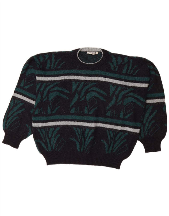 MAGNUM Mens Crew Neck Jumper Sweater IT 52 Large Navy Blue