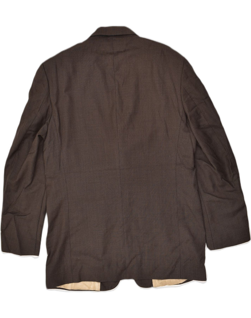 NAUTICA Mens 2 Button Blazer Jacket UK 41 Large Brown Wool | Vintage Nautica | Thrift | Second-Hand Nautica | Used Clothing | Messina Hembry 