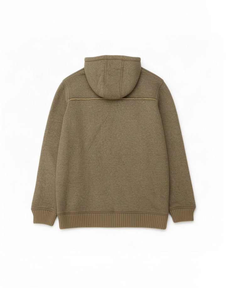 Marks & Spencer Mens Blue Harbour Zip Hoodie Sweater Large Khaki Polyester
