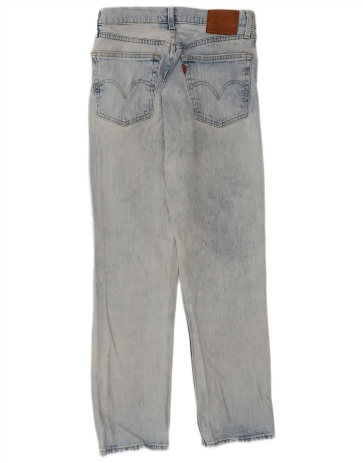Levi's Womens 501 Straight Jeans W27 L26 Blue Cotton