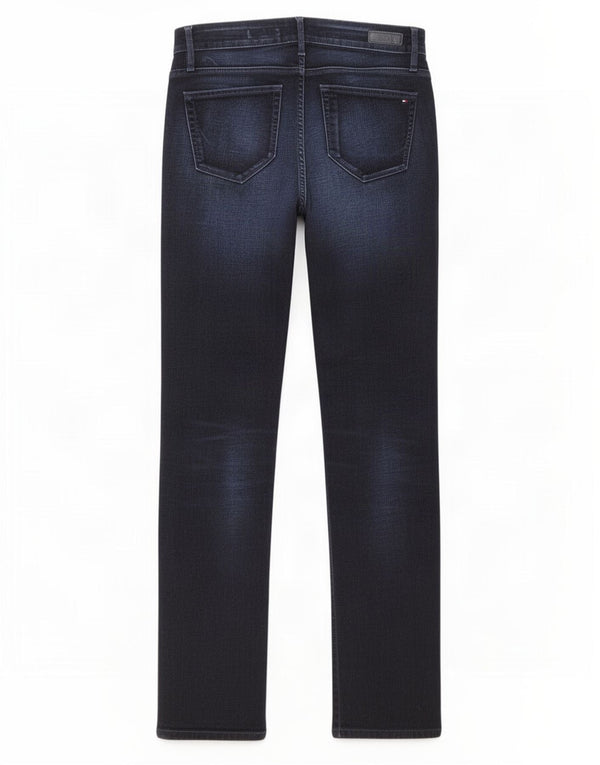 Tommy Hilfiger Womens Slim Jeans W28 L32 Navy Blue Cotton