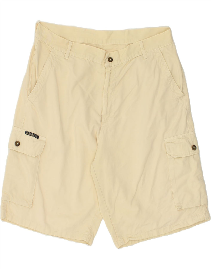 CARRERA Mens Cargo Shorts W36 Large Beige Cotton | Vintage Carrera | Thrift | Second-Hand Carrera | Used Clothing | Messina Hembry 