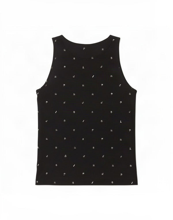 Carhartt Boys Vest Top 15-16 Years XL Black Spotted Cotton