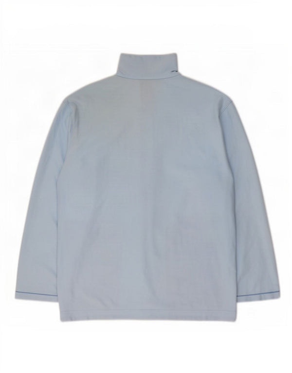Lotto Womens Oversized Tracksuit Top Jacket UK 16 Large Blue Polyester