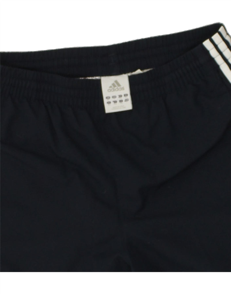 ADIDAS Mens Sport Shorts Medium Navy Blue Polyester | Vintage Adidas | Thrift | Second-Hand Adidas | Used Clothing | Messina Hembry 