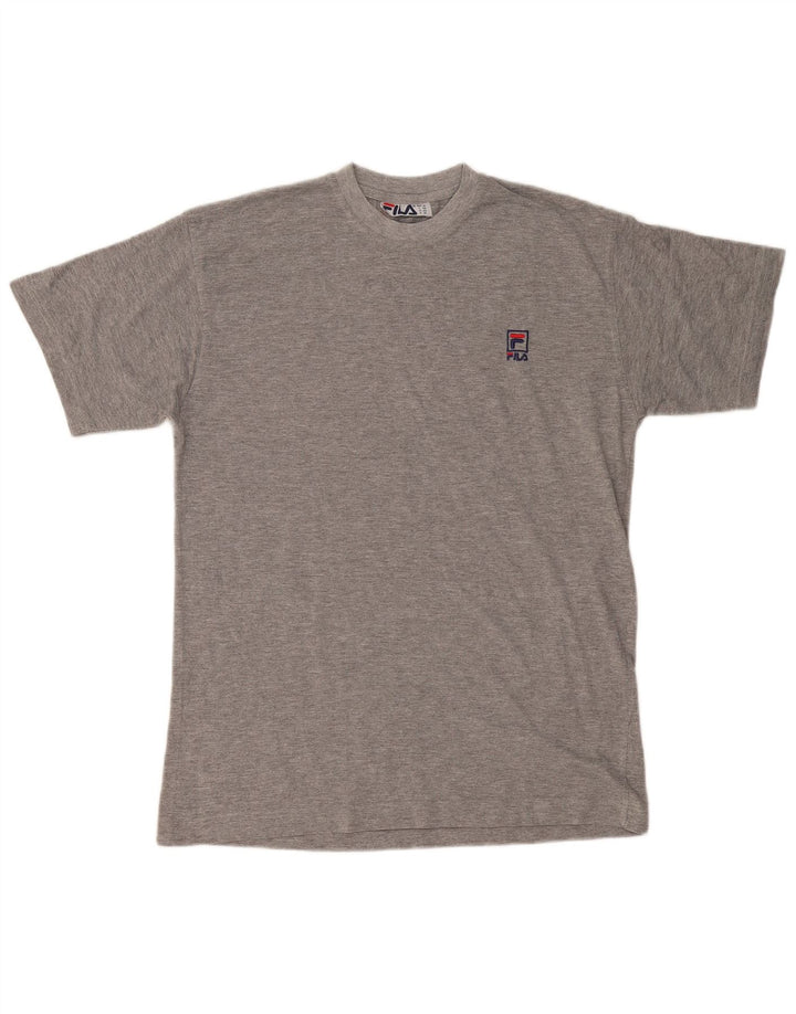 Fila Mens T-Shirt Top Medium Grey