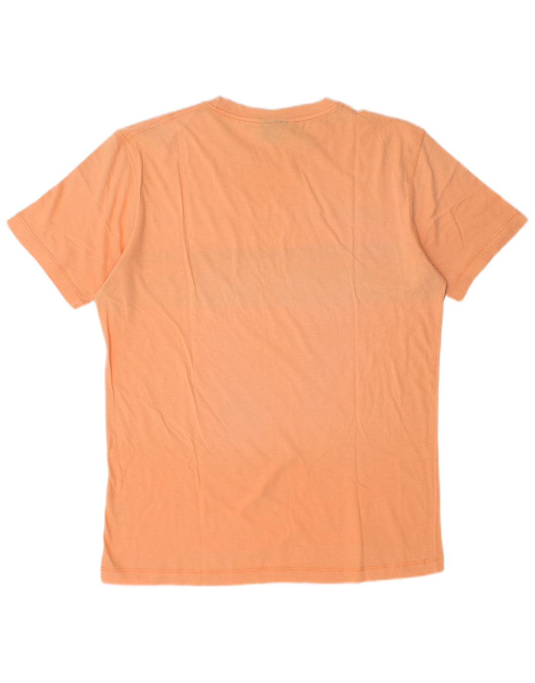 TRUSSARDI Mens T-Shirt Top Medium Orange Colourblock