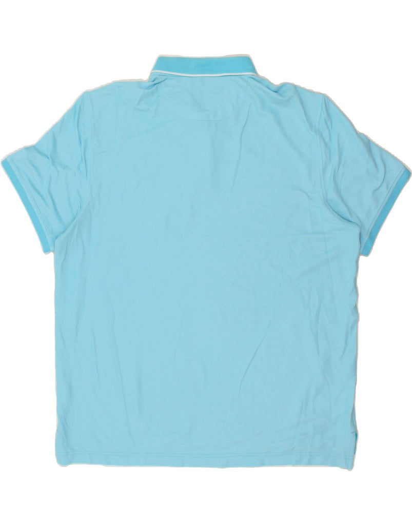 IZOD Mens Polo Shirt 2XL Blue Cotton Vintage Izod and Second-Hand Izod from Messina Hembry 