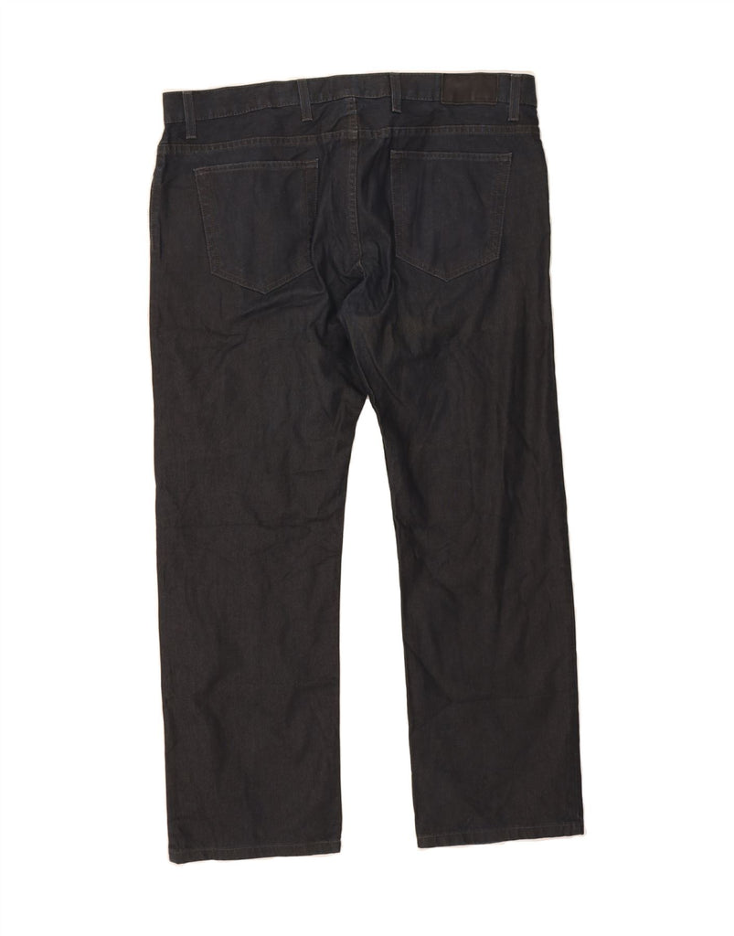 MARKS & SPENCER Mens Autograph Straight Jeans W42 L31 Navy Blue Cotton Vintage Marks & Spencer and Second-Hand Marks & Spencer from Messina Hembry 