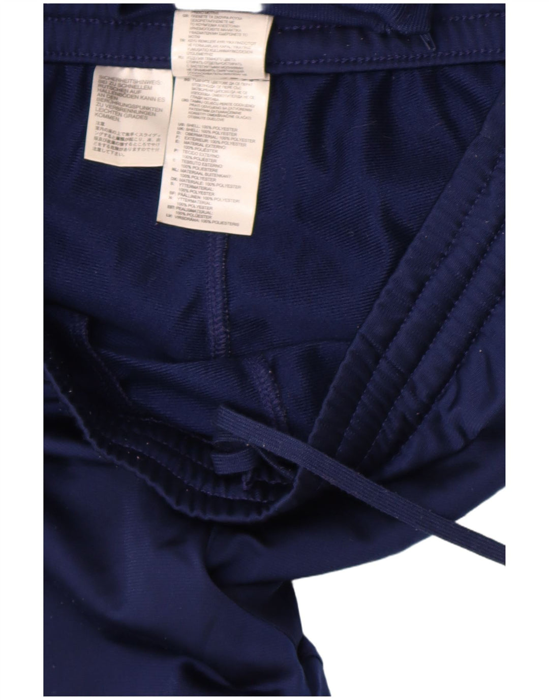 ADIDAS Mens Tracksuit Trousers Joggers Medium  Navy Blue Polyester