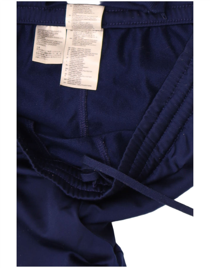 ADIDAS Mens Tracksuit Trousers Joggers Medium  Navy Blue Polyester