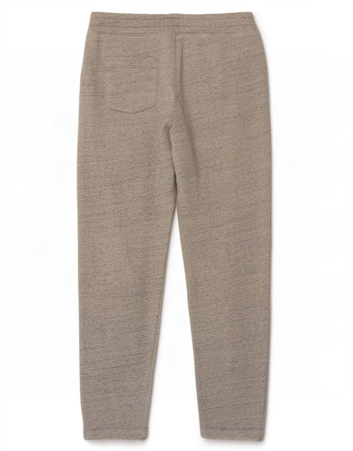 Hollister Mens Graphic Tracksuit Trousers Medium Grey Flecked Cotton