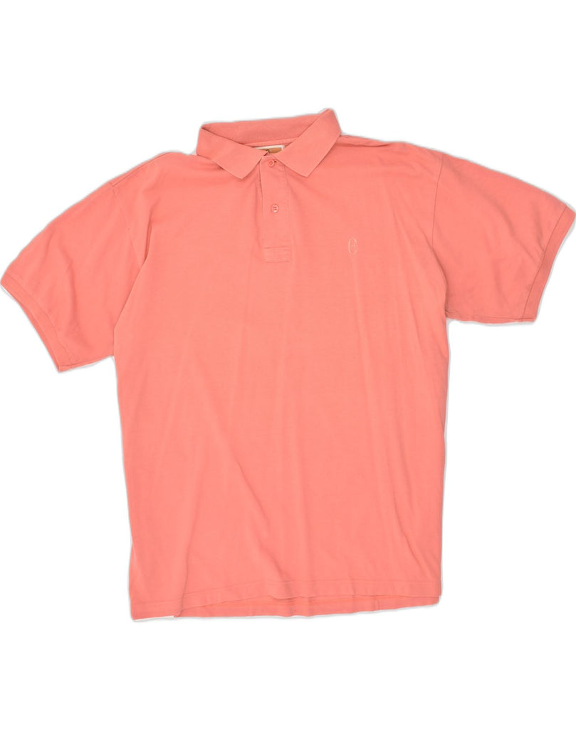 CONTE OF FLORENCE Mens Polo Shirt Medium Pink Cotton | Vintage Conte of Florence | Thrift | Second-Hand Conte of Florence | Used Clothing | Messina Hembry 