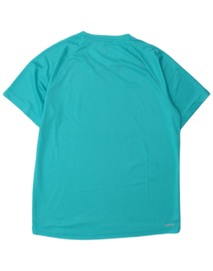 Adidas Mens Climalite T-Shirt Top Medium Turquoise