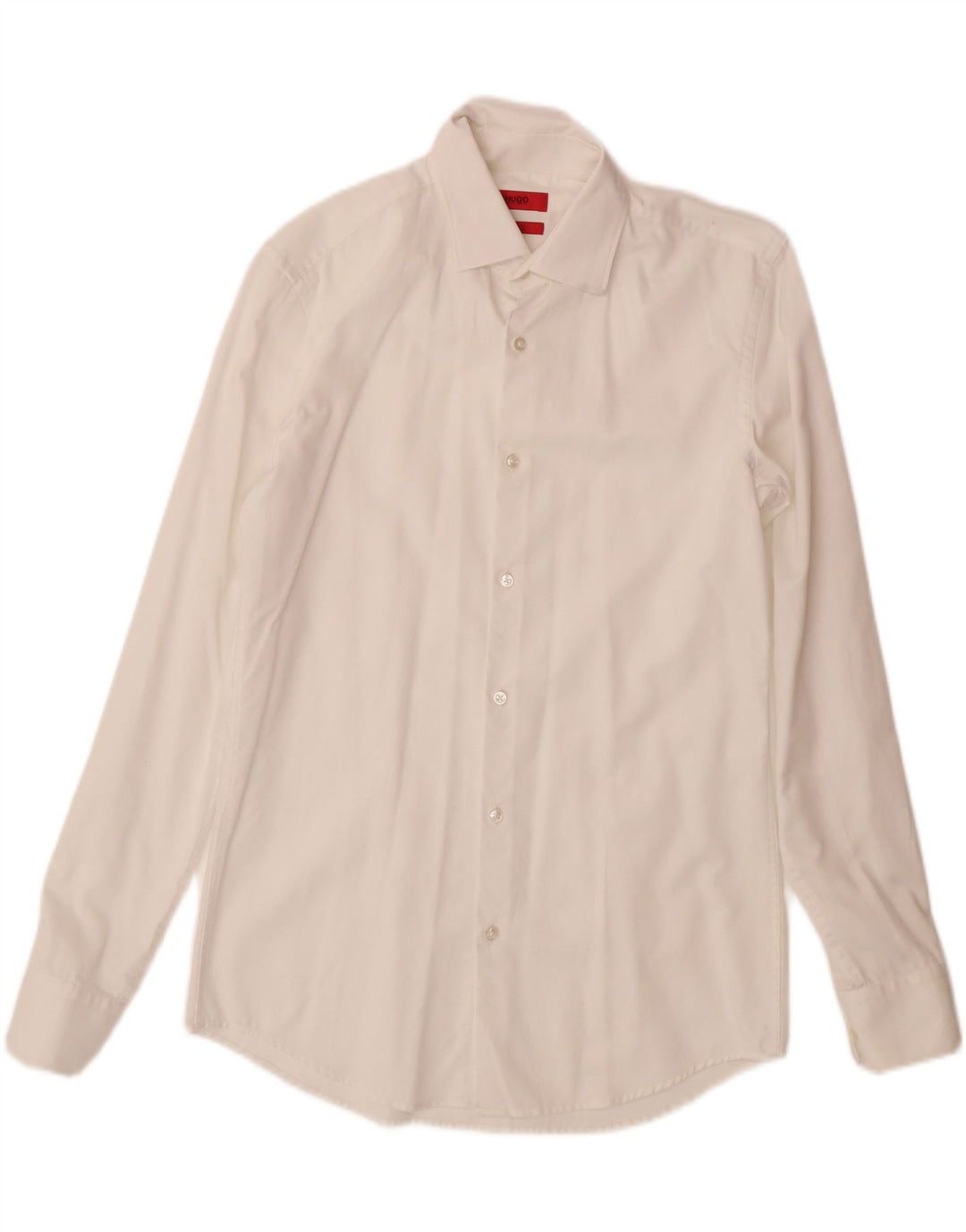 HUGO BOSS Mens Slim Fit Shirt Size 38 15 Medium White
