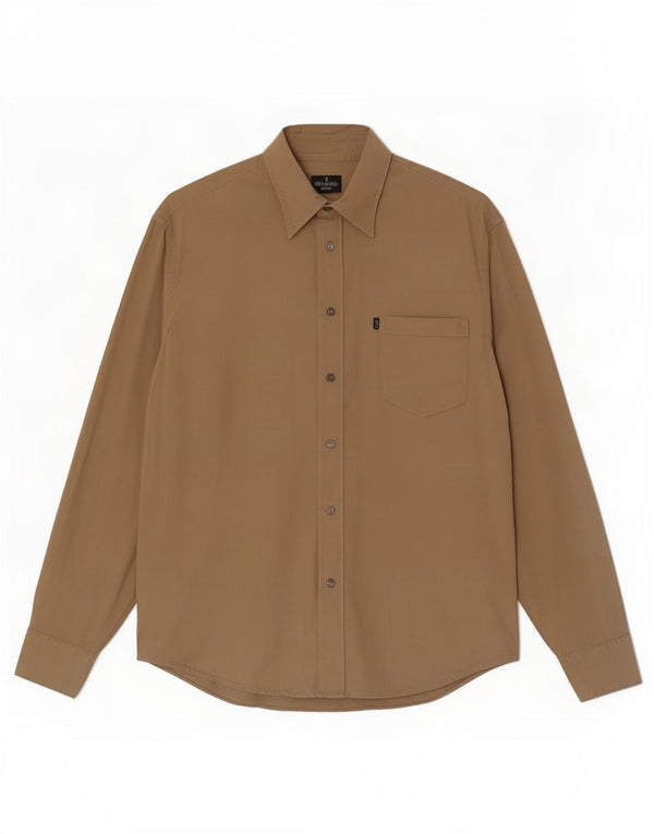 Trussardi Jeans Mens Shirt XL Beige