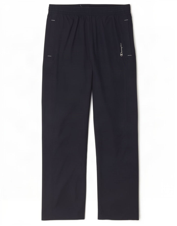 Champion Mens Tracksuit Trousers Medium Navy Blue Polyester