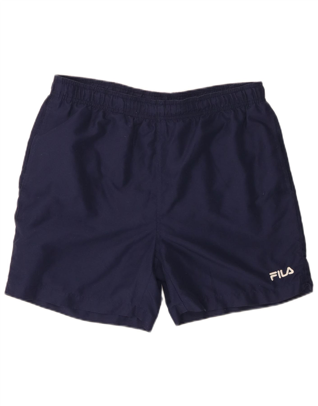 Fila Mens Swimming Shorts Medium  Navy Blue Polyester