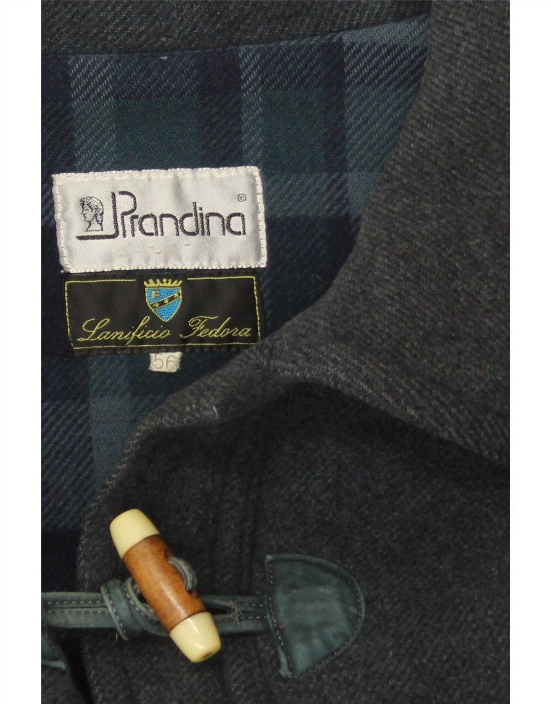 PRANDINA Mens Duffle Coat IT 56 3XL Navy Blue