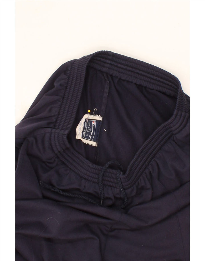 CHAMPION Mens Tracksuit Trousers Large  Navy Blue Polyester Vintage Champion and Second-Hand Champion from Messina Hembry 