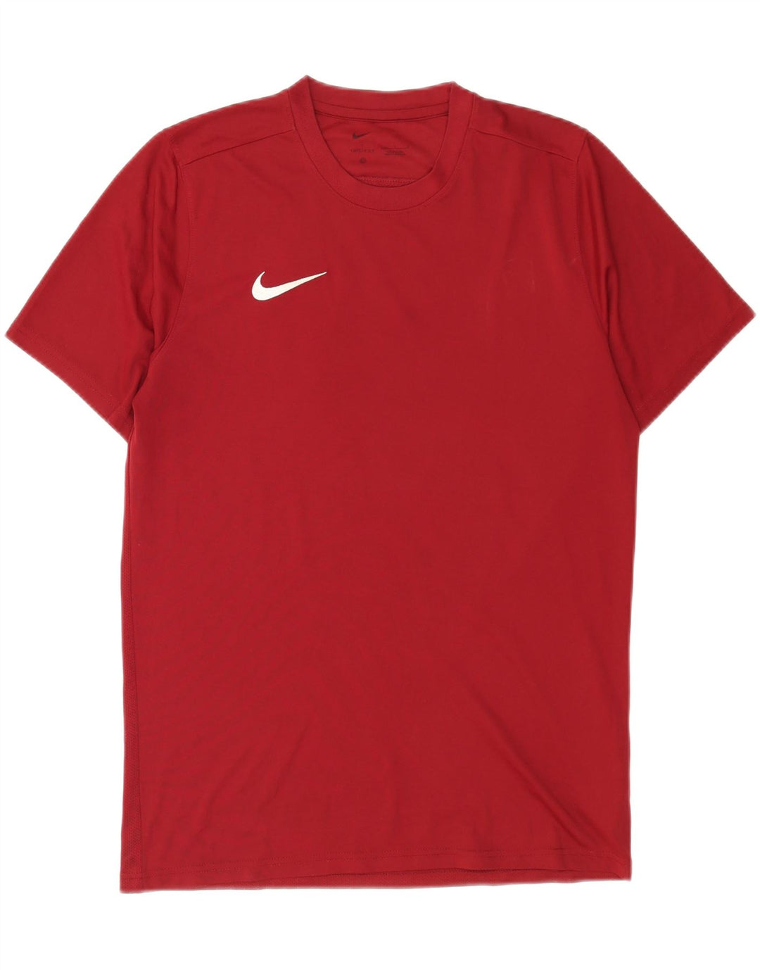 Nike Mens Dri Fit T-Shirt Top Large Burgundy Polyester