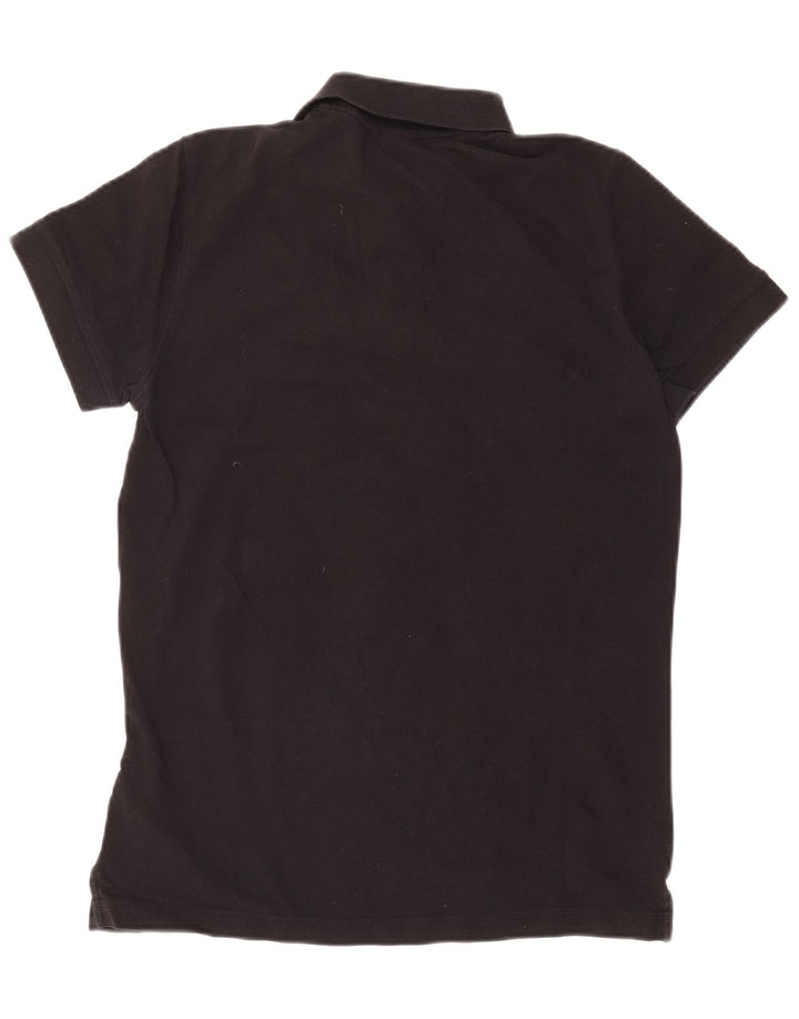 HUGO BOSS Mens Regular Fit Polo Shirt Medium Black Cotton