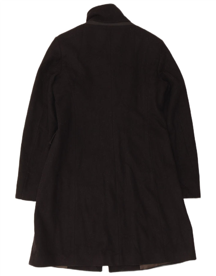 Geox Womens Respira Overcoat UK 10 Small Black Wool