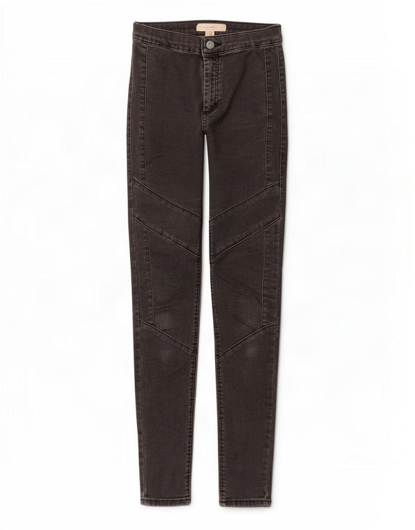 Topshop Womens Joni Skinny Jeans W28 L32 Black Cotton