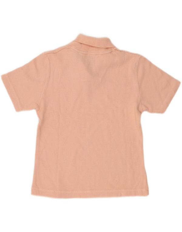 Orvis Womens Polo Shirt UK 6 XS Pink Cotton