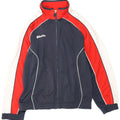 LOTTO Mens Tracksuit Top Jacket Large Navy Blue Colourblock Polyester