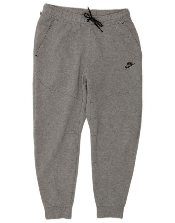 Nike Mens Tracksuit Trousers Joggers Medium  Grey Cotton