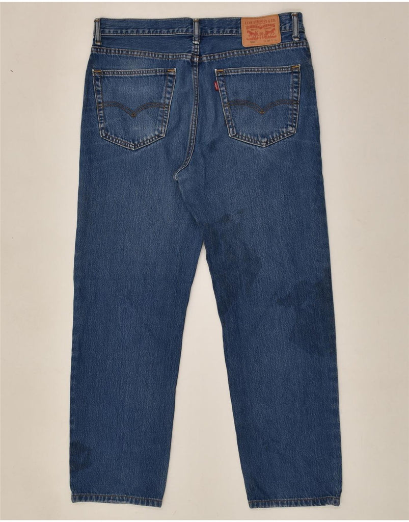 LEVI'S Mens 504 Straight Jeans W36 L28 Blue | Vintage Levi's | Thrift | Second-Hand Levi's | Used Clothing | Messina Hembry 