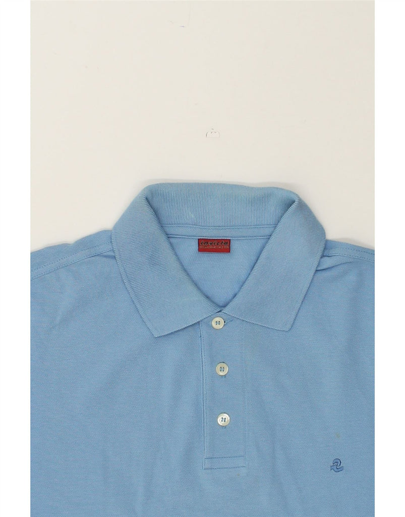 INVICTA Mens Polo Shirt Large Blue Cotton | Vintage Invicta | Thrift | Second-Hand Invicta | Used Clothing | Messina Hembry 