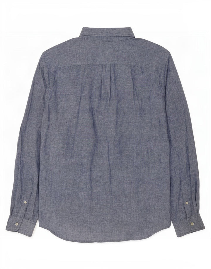 Gap Mens Standard Fit Shirt Large Navy Blue