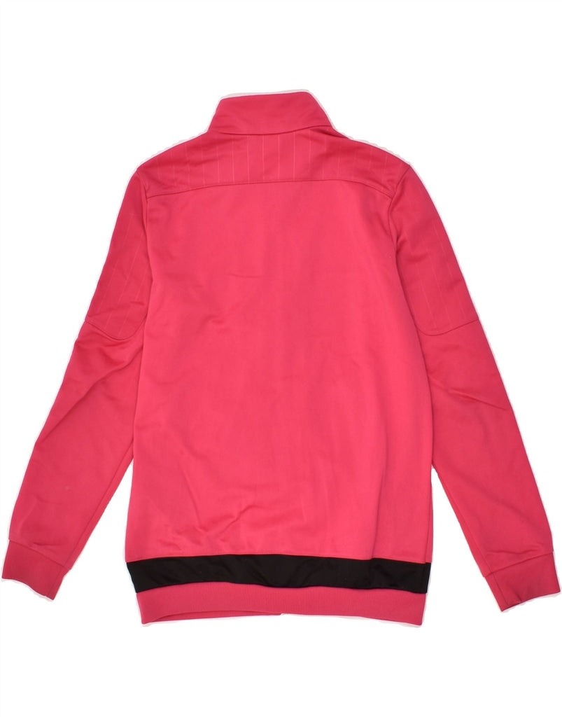 ADIDAS Girls Tracksuit Top Jacket 11-12 Years Pink Polyester | Vintage Adidas | Thrift | Second-Hand Adidas | Used Clothing | Messina Hembry 