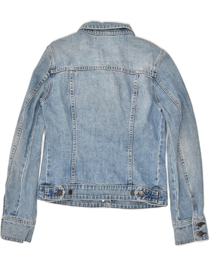 J. CREW Womens Denim Jacket US 8 Medium Blue Cotton | Vintage J. Crew | Thrift | Second-Hand J. Crew | Used Clothing | Messina Hembry 