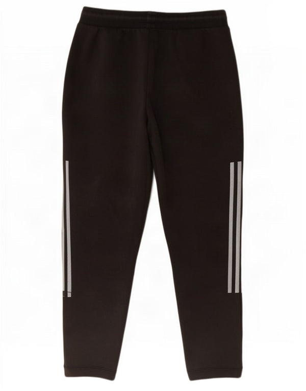 Adidas Boys Tracksuit Trousers Joggers 13-14 Years Black Cotton