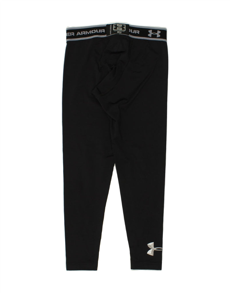 UNDER ARMOUR Girls Graphic Leggings 10-11 Years Medium Black | Vintage Under Armour | Thrift | Second-Hand Under Armour | Used Clothing | Messina Hembry 