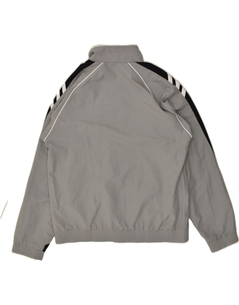 ADIDAS Boys Tracksuit Top Jacket 15-16 Years Grey Colourblock Polyester | Vintage Adidas | Thrift | Second-Hand Adidas | Used Clothing | Messina Hembry 