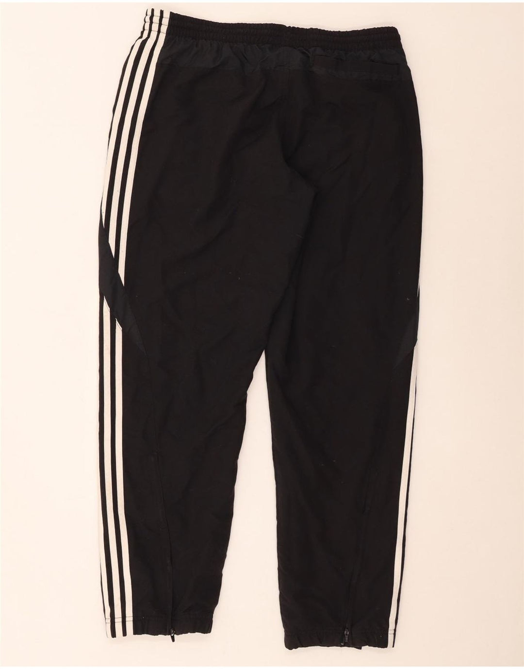Adidas Mens Tracksuit Trousers Joggers Medium Black Polyester