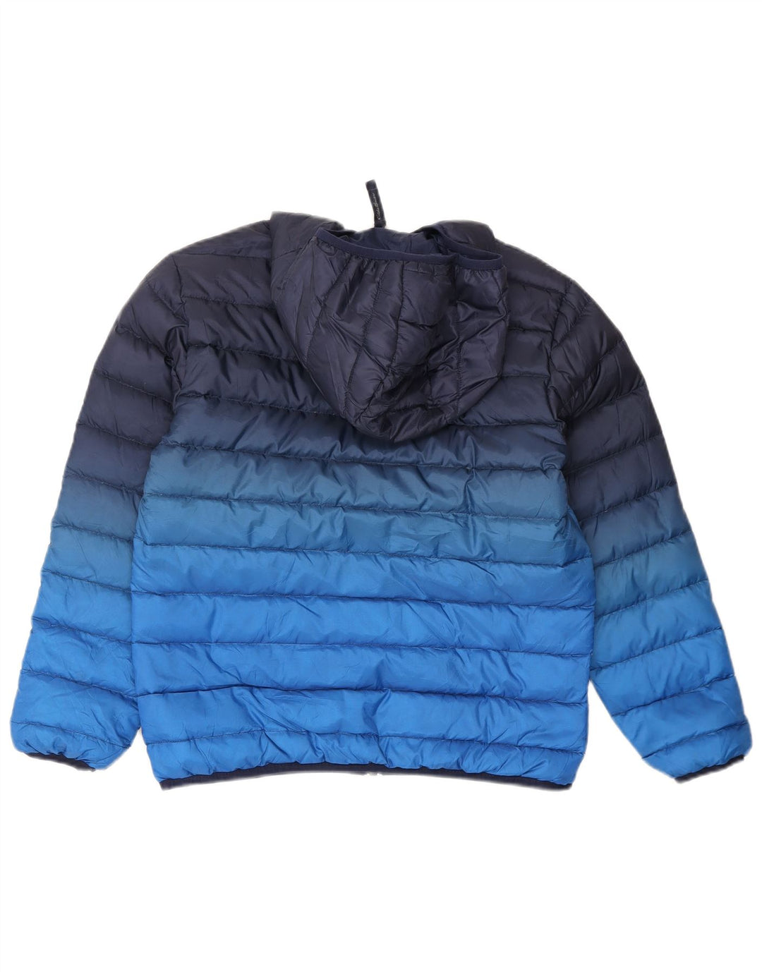 Eddie Bauer Boys Hooded Padded Jacket 10-11 Years Medium Navy Blue