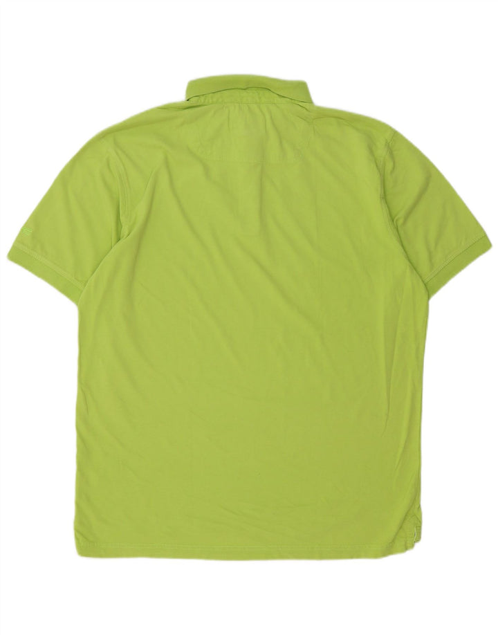 Camel Active Mens Graphic Polo Shirt XL Green Cotton