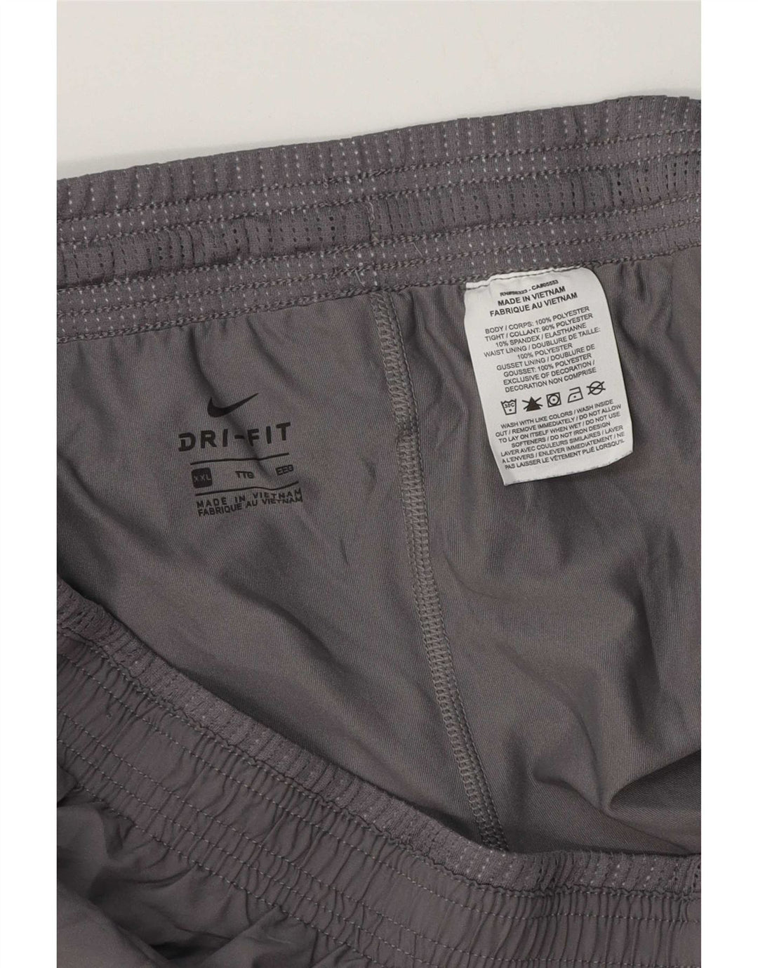 Nike Womens Dri Fit Sport Shorts UK 20 2XL Grey Polyester