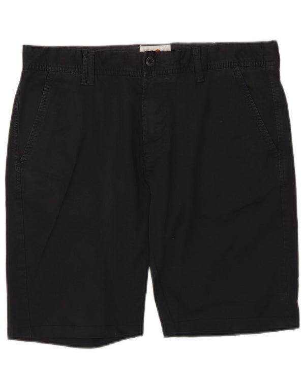 Ellesse Mens Chino Shorts IT 50 Large W34 Navy Blue Cotton