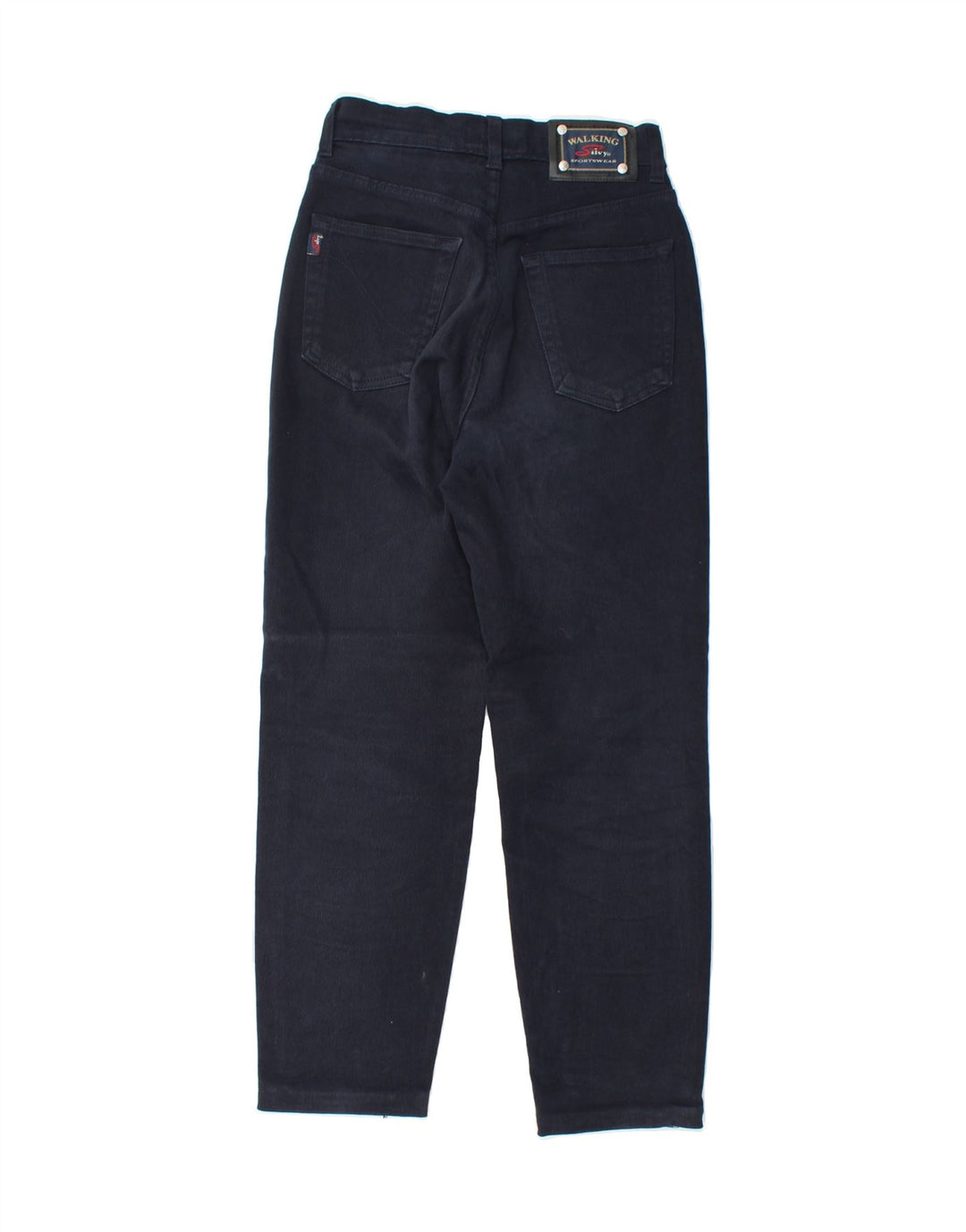 SILVY Mens Unisex Straight Jeans  W36 L25 Navy Blue Cotton Vintage Silvy and Second-Hand Silvy from Messina Hembry 