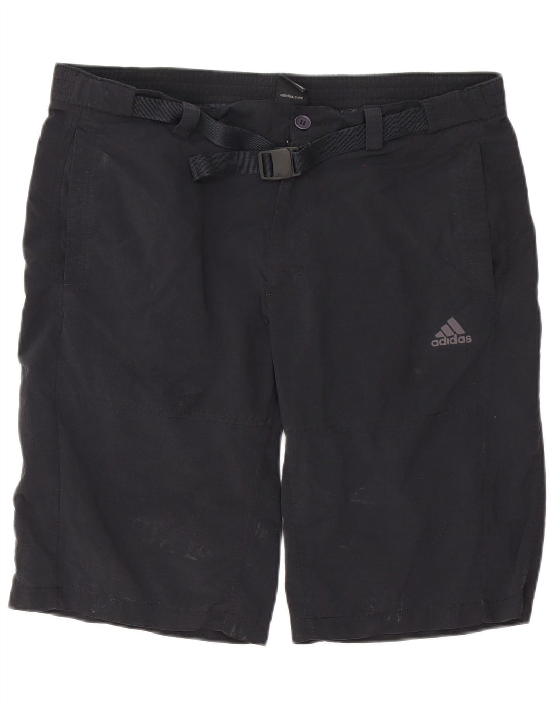 Adidas Mens Climalite Chino Shorts W38 XL Black Polyester