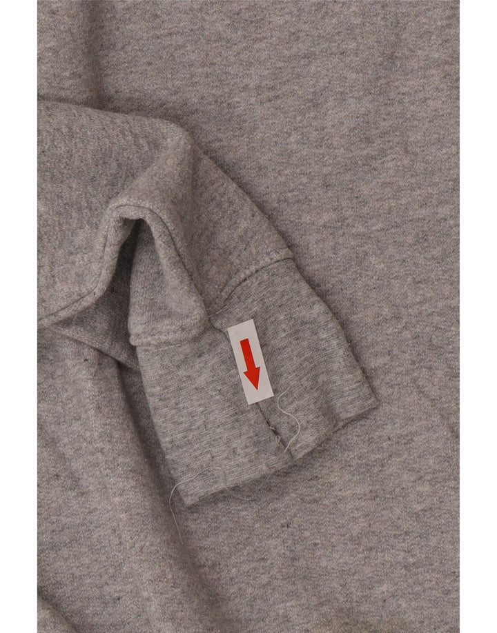 Topshop Mens Graphic Sweatshirt Jumper Small Grey Cotton