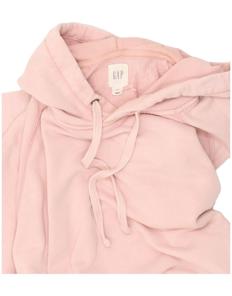 GAP Womens Hoodie Jumper UK 16 Large Pink Cotton | Vintage Gap | Thrift | Second-Hand Gap | Used Clothing | Messina Hembry 